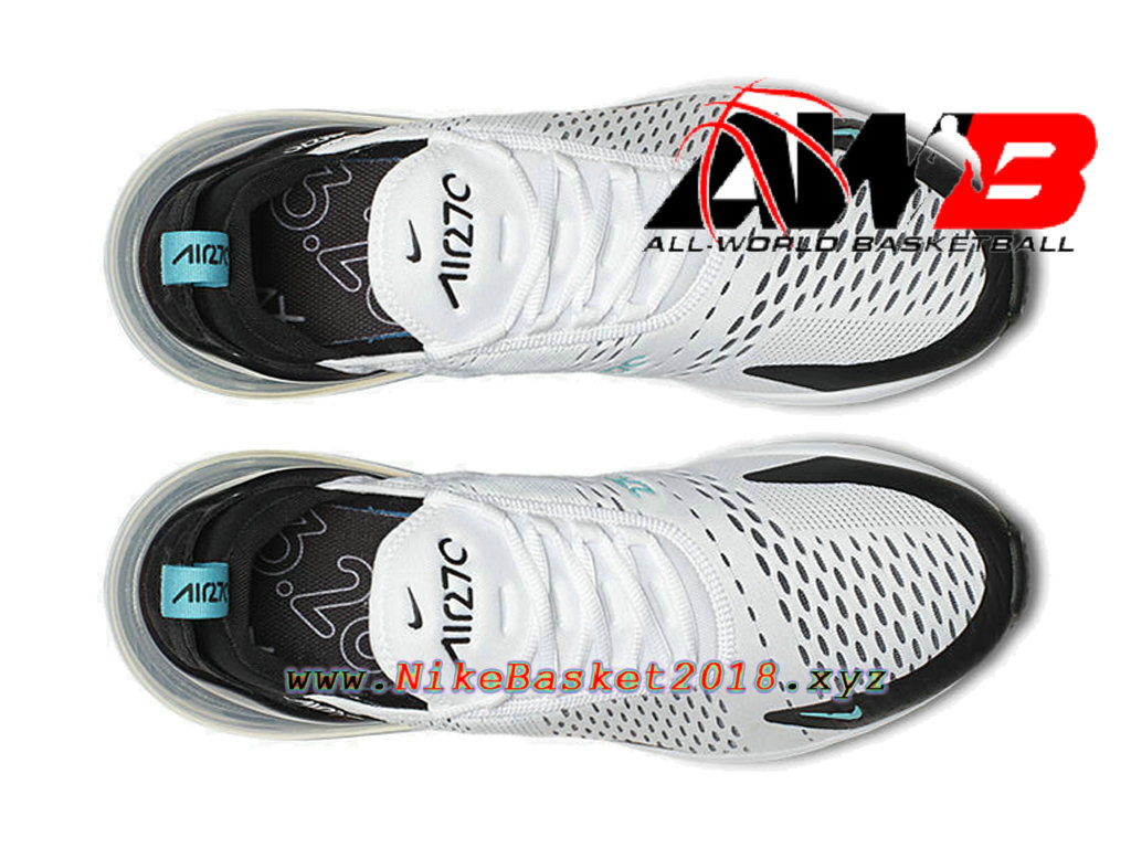 ... Chaussures Officiel 2018 Pas Cher Pour Homme Nike Air Max 270 Blanc Noir AH8050-001 ...